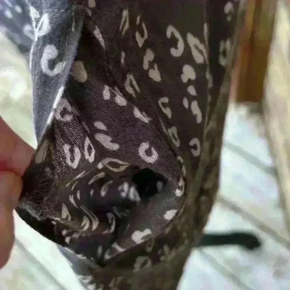 RYLLACE ANIMAL PRINT BOHO TASSEL TIE SHIFT DRESS PLUS SIZE 1X ❣️NEW - Picture 6 of 15